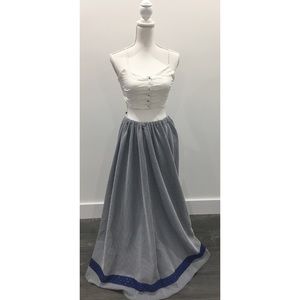 Stripped Circle Skirt